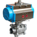 Pneumatic Threaded Tee Ball Valve (Q614(5)F)